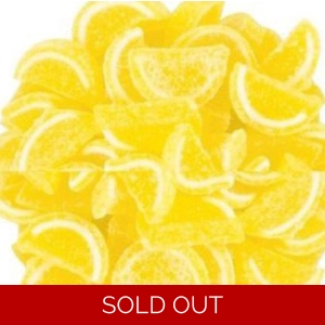 Lemon Flavour Mini Slices Sliced Lemons Jelly Sweets